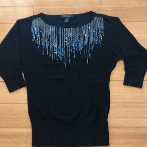 Xs WHBM  3/4  length sleeve sweater